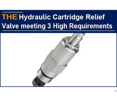 Cartridge Relief Valve Meeting 3 High Requirements