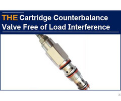 Hydraulic Cartridge Counterbalance Valve Free Of Load Interference