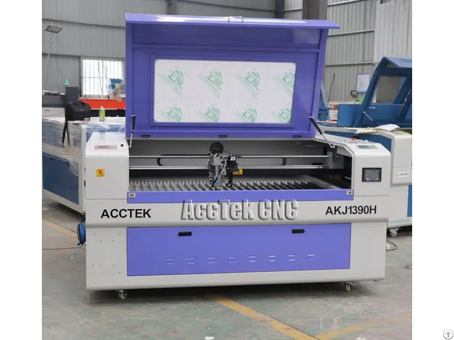 Co2 Mixed Cutter Cnc Wood Acrylic Metal Sheet Traffolyte Engraving Laser Cutting Machine 1390