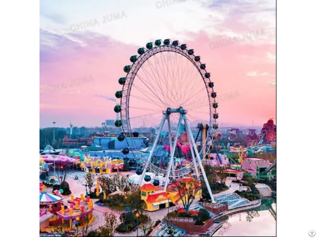 Nanjing Happy Valley 66m Ferris Wheel 36 Gondolas
