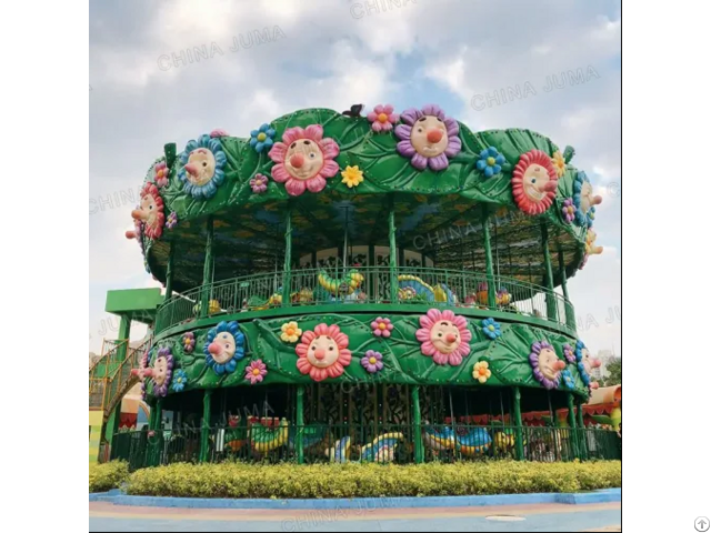Double Deck Deluxe Carousel
