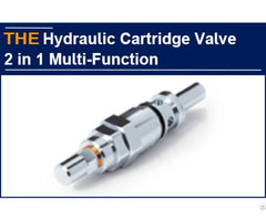 Hydraulic Cartridge Valve 2 In 1 Multi Function