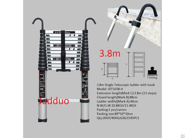 Single Telescopic Ladder With Hook