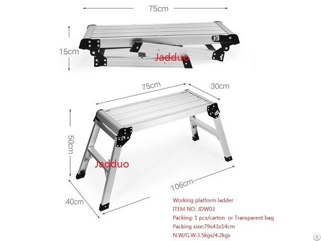 Working Platform Ladder