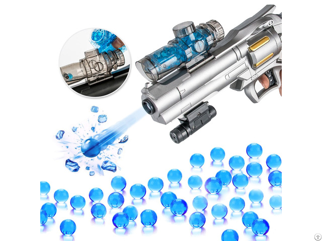 Bullet 7 8mm Soft Jelly Ball Water Crystal Soil Gun Gel Beads For Blaster Toy Barrel