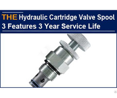 Hydraulic Cartridge Valve Spool 3 Features
