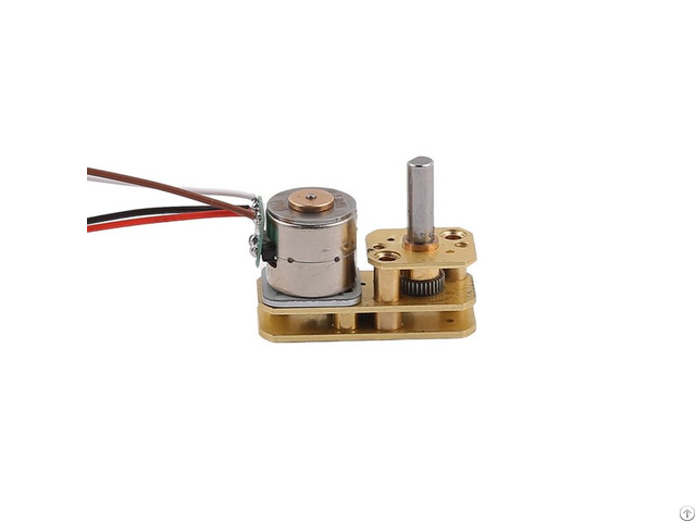 10mm Worm Mini Geared Stepper Motor 5v Horizontal Right Angle 2 Phase