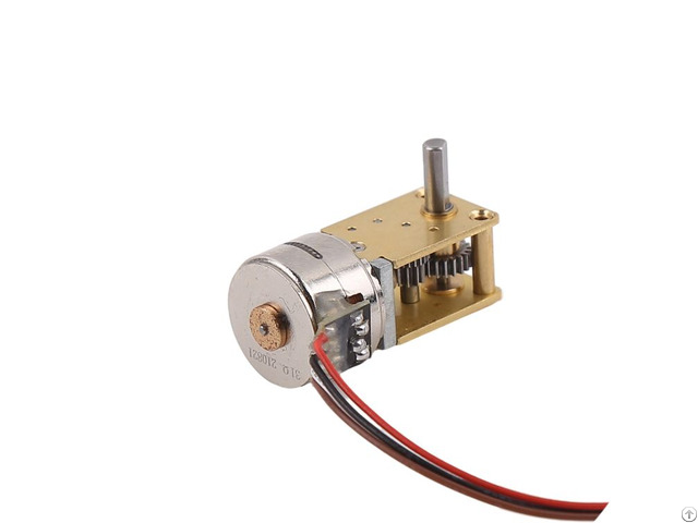 15mm 2 Phase 4 Wire Geared Stepper Motor With Gear Box Rohs Certified