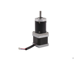 High Efficiency Low Noise Nema14 35mm Hybrid Geared Stepper Motor With Planetary Gearbox