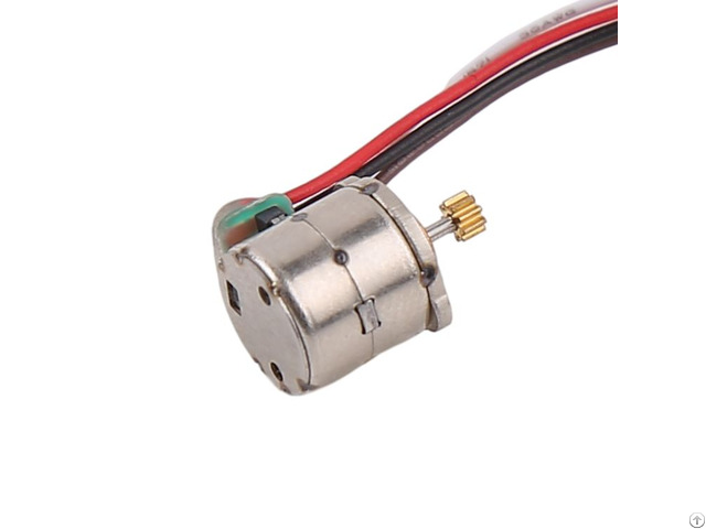 Camera Lenses Mini Stepper Motor 8mm 2 Phase 4 Wire With Copper Gear