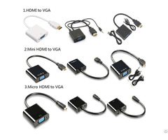 Hdmi To Vga Adapter With Audio Cable
