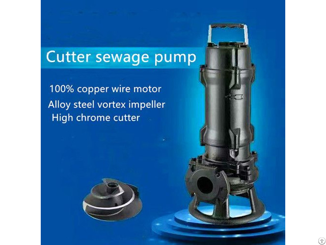 High Chrome Alloy Cutter Sewage Pump