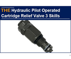 Hydraulic Pilot Operated Cartridge Relief Valve 3 Skills