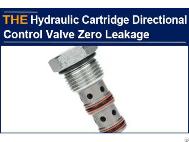 Directional Control Cartridge Valve Zero Leakage