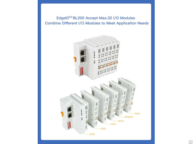 Ethercat Ethernet Remote Edge Modbus Tcp I O Module Bl200ec