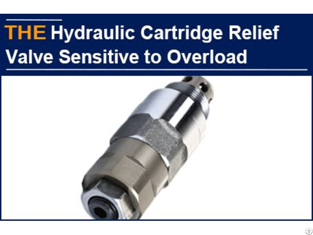 Hydraulic Cartridge Relief Valve Sensitive To Overload