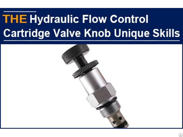 Flow Control Cartridge Valve Knob Unique Skills