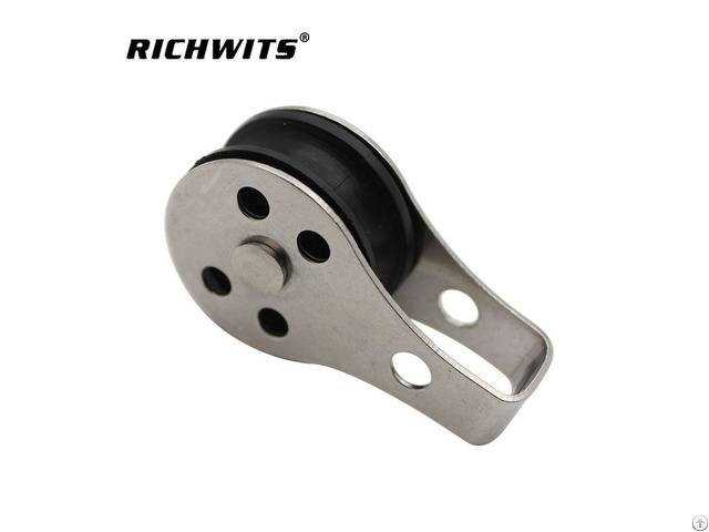 High Quality Small Stainless Steel Single Block Nylon Sheave Pulley