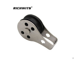 High Quality Small Stainless Steel Single Block Nylon Sheave Pulley