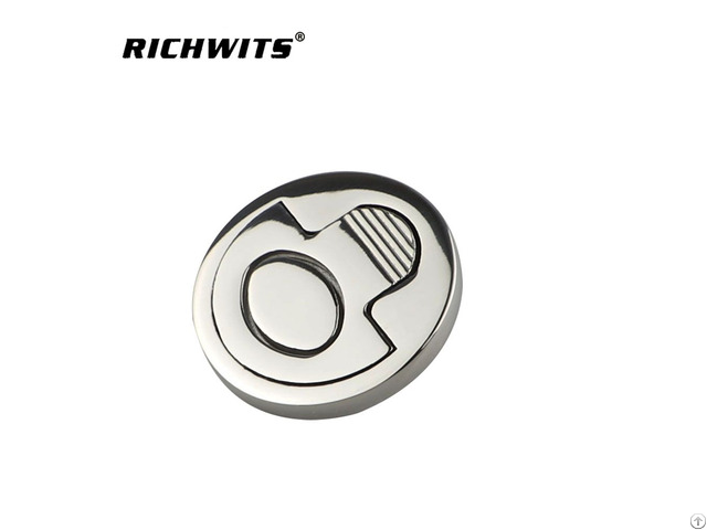 Stainless Steel 2 Inch Ring Pull Round Spring Loaded Lift Handle For Boat Deck Hatches