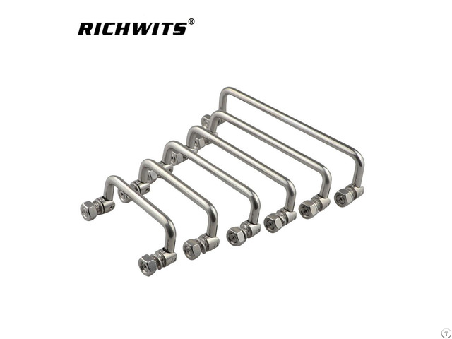 Furniture Pull Folding Handles Stainless Steel 304 For Cabinet Tooling Box