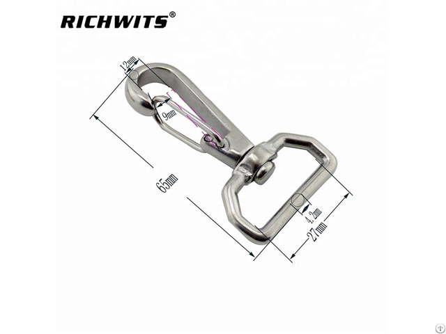 Ss Spring Snap Hook Carabiner