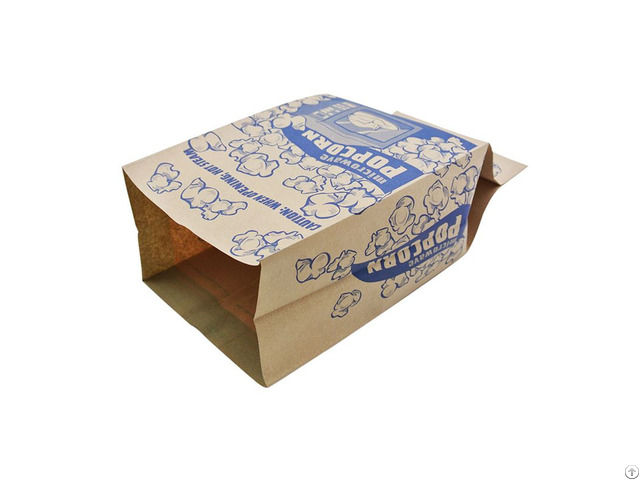 Brown Kraft Greaseproof Paper Pork Crackle Bag