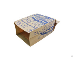 Brown Kraft Greaseproof Paper Pork Crackle Bag