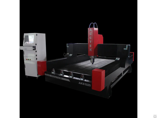 Spindle Cnc Router Machining Parts Granite Stone Engraving Machine Usada For Gypsum Board