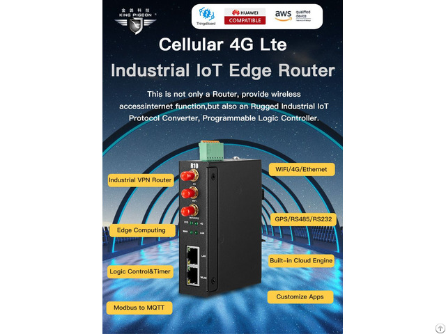 R10 Intelligent Transportation Wireless Video Capture Cellular 4g Lte Industrial Iot Edge Router