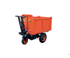 New Type Hand Push Electric Concrete Transport Tricycle With Three Doors