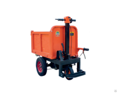 Stand Driving Electric Concrete Transport Tricycle With Three Doors