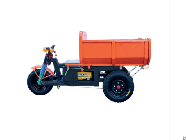 Electric Concrete Transport Tricycle With Back Door