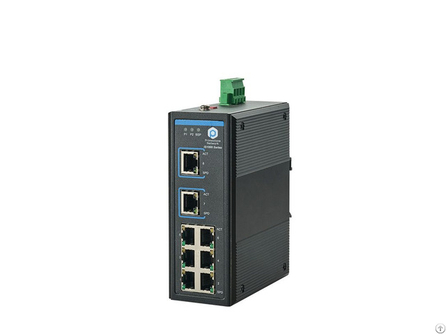 Is1000 1008 2dc Unmanaged 8 Port Industrial Switch