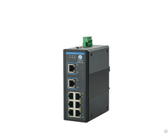 Is1000 1008 2dc Unmanaged 8 Port Industrial Switch