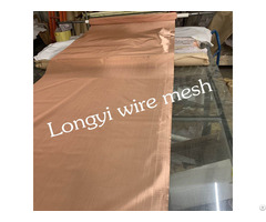 High Electrical Conductivity Copper Woven Wire 100 200 Mesh Screen