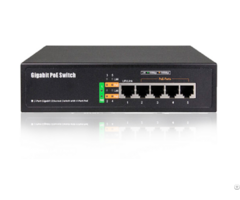 Pse6504ex 5 Port Gigabit Poe Switch With Built In 65w Power Supply Standard Ieee802 3at