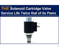 Hydraulic Solenoid Cartridge Valve Service Life Twice That Of Its Peers