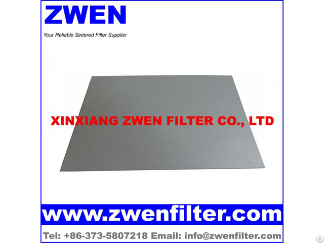 Sintered Powder Filter Sheet