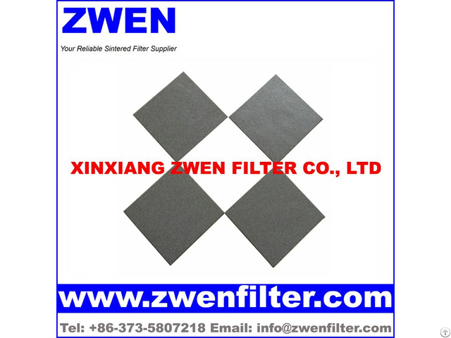 Titanium Sintered Powder Filter Plate