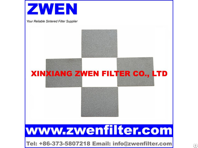 Titanium Sintered Powder Filter Sheet