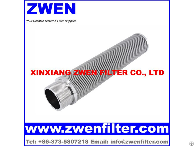 Pleated Stainless Steel Filter Cartridge