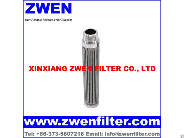 Pleated Wire Mesh Filter Element