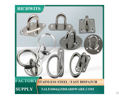 Stainless Steel Wall Mounting Eye Plates
