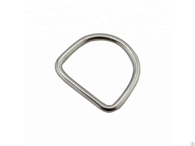 Customized Welded D Ring In Stainless Steel 304