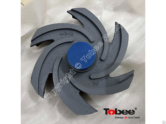 Tobee® 4x3 11 Impeller 19206 70 30 For Centrifugal Pump