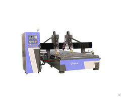 Auto Tool Change Wood Engraving Machine Double Disc Knife For Furniture Production Line