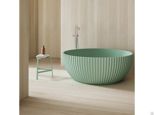 China Luxury Freestanding Solid Surface Bathtub Manufacturer Monblari