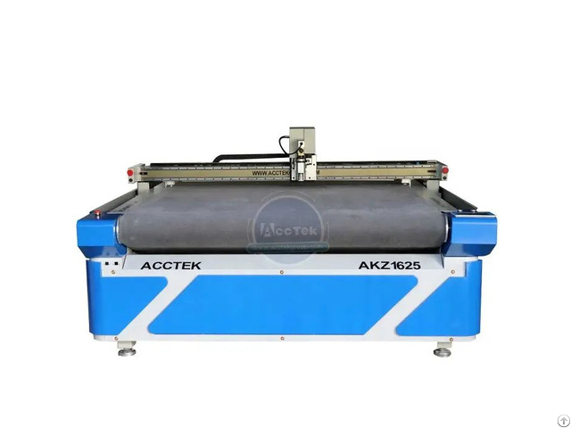 Acctek 1625 Automatic Cnc Oscillating Knife Cutting Machine Textile Cloth Round