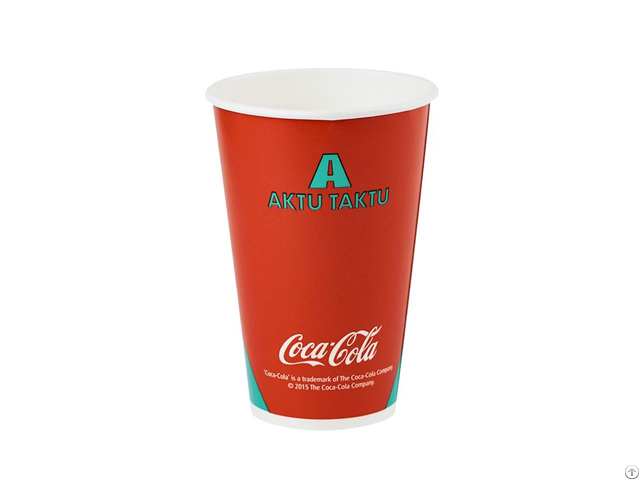 Pe Coated Cold Drinking Coke Cup